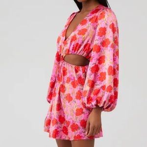 Show Me Your Mumu Christina Mini Cut Out Dress